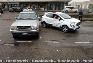 Viterbo - Incidente in via della Palazzina