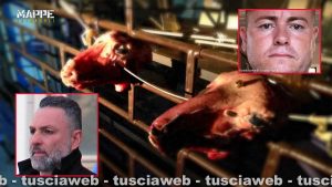 Mafia viterbese (nei riquadri i boss Trovato e Rebeshi)