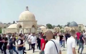 Gerusalemme - Gli scontri nella spianata delle moschee