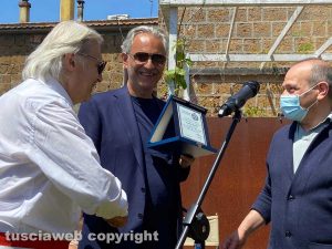 Sutri - Cittadinanza onoraria ad Andrea Bocelli