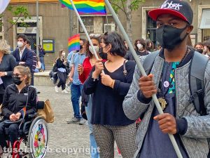 Viterbo - lgbtqia+ - Il sit in per l'approvazione della legge Zan