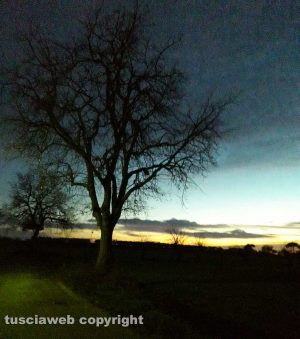 Un tramonto come un dipinto