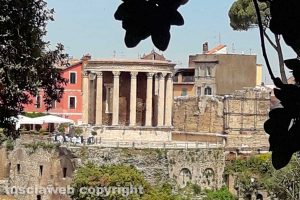 Il tempio di Vesta a Villa Gregoriana