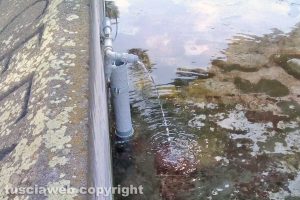 Viterbo - La fontana al Sacrario