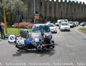 Viterbo - Incidente a piazzale Gramsci
