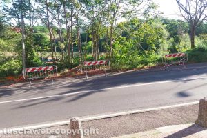 Viterbo - Transenne in via Belluno