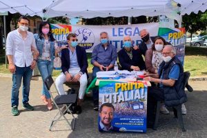 Viterbo - La campagna Lega Prima l'Italia