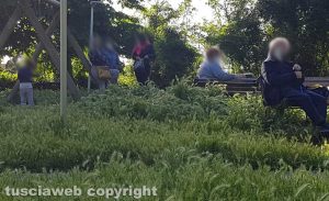 Viterbo - Degrado al parco in via Cattaneo