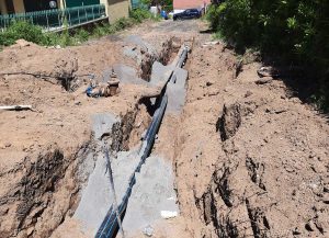 Viterbo - I lavori della Talete al Barco