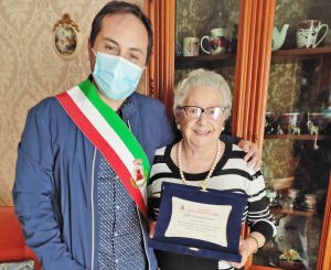 Castiglione in Teverina - il sindaco Leonardo Zannini e Auda Federici