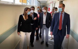 Ronciglione - La visita dell'assessore regionale D'Amato alla casa della salute