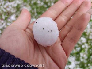 Grandine a Capranica