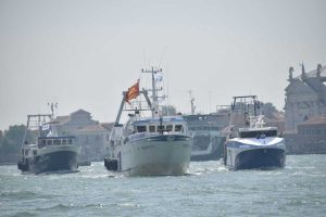 Venezia - La protesta dei pescherecci