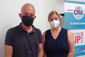 Civitavecchia - L'assessora regionale Roberta Lombardi nella sede della Cna