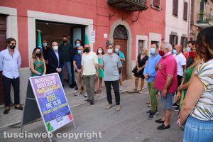 Viterbo - FdI - L'inaugurazione del circolo a Grotte Santo Stefano