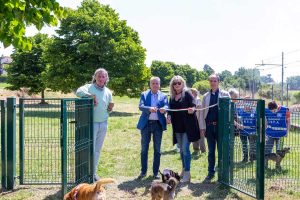 Grotte Santo Stefano - L'inaugurazione dell'area sgambamento cani