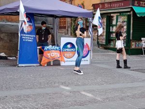 Viterbo - Il Banchetto di Cambiamo con Toti