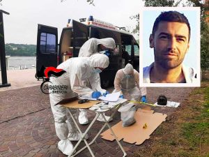 Tragedia del lago di Garda - Nel riquadro Umberto Garzarella