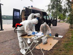 Lago di Garda - I carabinieri al lavoro