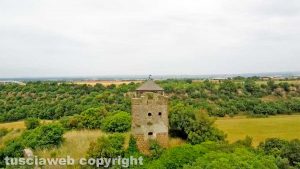 Viterbo - Castel d'Asso vista dall'alto