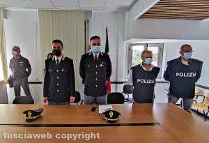 Viterbo - Questura - Roberto D'Amico e Alessandro Tundo