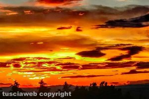 Viterbo - Tramonto a Grotte Santo Stefano