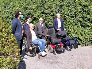 Confael dona carrozzine elettriche al comune di Viterbo