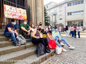 Viterbo - Primo giorno di maturità