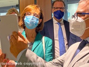 Viterbo - La ministra Marta Cartabia in tribunale