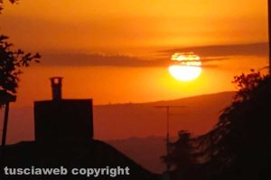 Tramonto su Viterbo