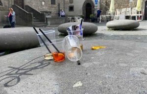 Viterbo - Centro storico sporco