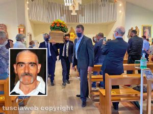 Viterbo - I funerali di Giuseppe Santoni