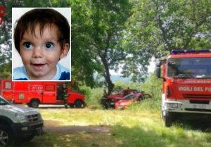 Firenze - Bimbo di 2 anni scomparso - Nel riquadro: Nicola Tanturli