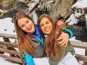 Aosta - Le alpiniste Martina Svilpo e Paola Viscardi