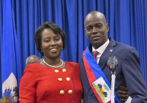 Haiti - Il presidente Jovenel Moise e la moglie