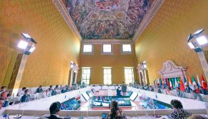 Roma - I lavori del G20 della cultura a palazzo Barberini