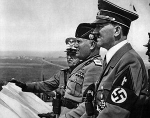 Adolf Hitler in Italia con Benito Mussolini