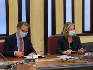 Il prefetto Lega e il rettore Ubertini