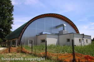 Viterbo - La palestra a Santa Barbara