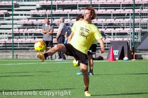Sport - Calcio - Viterbese - Il primo allenamento dell'anno - Calcagni