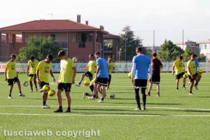 Sport - Calcio - Viterbese - Il primo allenamento dell'anno