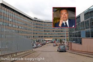 La Cittadella della salute (nel riquadro Angelo Di Silvio)