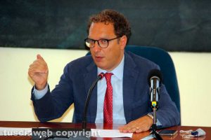 Viterbo - Il rettore Stefano Ubertini