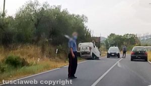 Fabrica di Roma - Incidente sulla Falerina