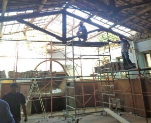 Civita Castellana - I lavori al Centro polifuzionale e sociale