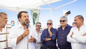 Referendum - Matteo Salvini a Tarquinia con Fusco, Arena e Giulivi