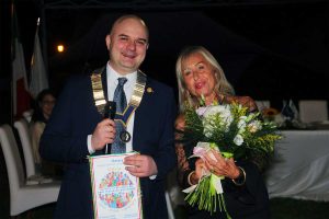 Il passaggio della campana del Rotary club Viterbo