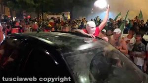 Viterbo - Europei di calcio - Un colpo di pistola in via Ascenzi