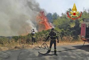 Roghi in Sardegna - Le fiamme nell'Oristanese