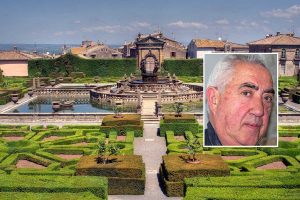 Villa Lante - Nel riquadro Antonio Scardozzi